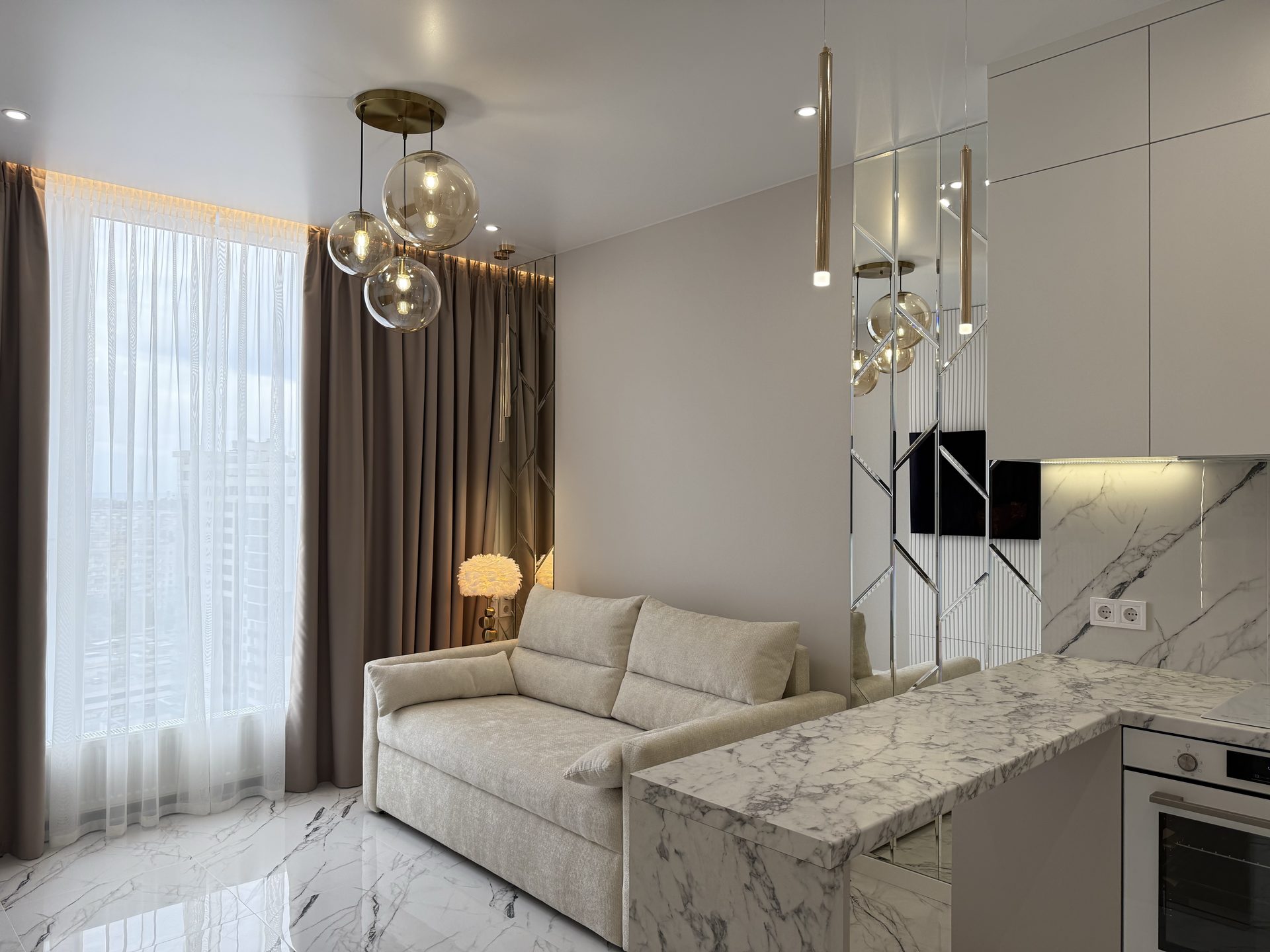 Ремонт квартири під ключ у новобудові — ЖК Акварель 8, 26 м², Одеса